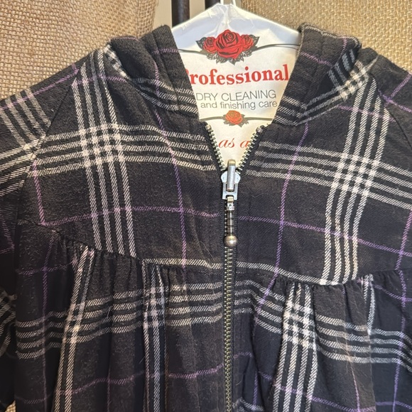 REVERSIBLE GREY & FLANNEL HOODIE - Picture 11 of 12